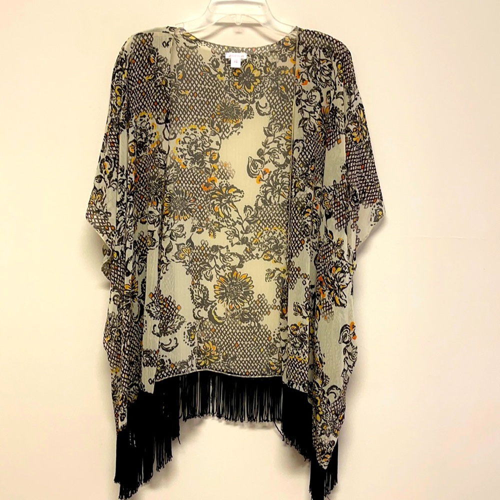 Xhilaration Shrug with Fringe